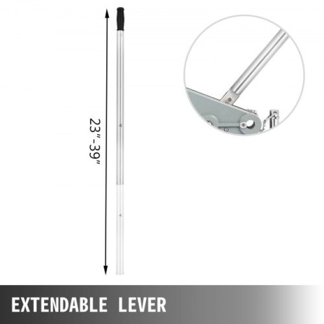 Εργαλεία Έλξης VEVOR 1.6T/3500lbs Χειροκίνητο Βαρούλκο με Συρματόσχοινο 66ft  SBHL1.6T20MGSS001V0