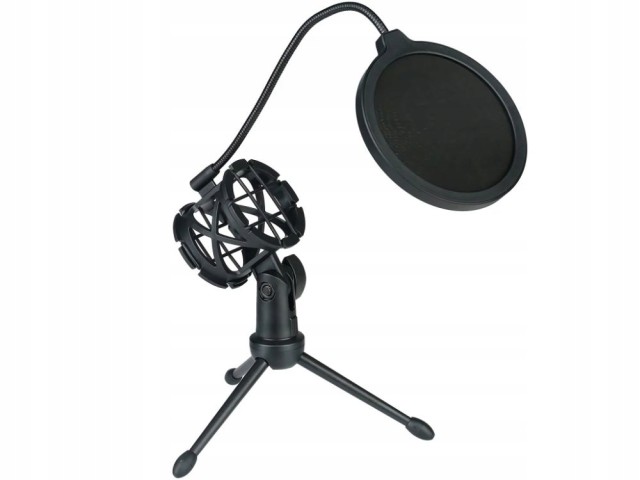 Verk Group USB RGB Στούντιο Μικρόφωνο με Τρίποδο για Υπολογιστή, St...