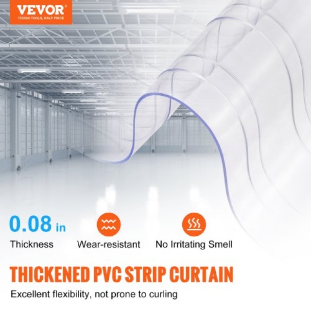 Ριγέ Κουρτίνα PVC VEVOR 150x8 για Ψυγεία/Καταψύκτες  JPVC150X81PCSPM3NV0