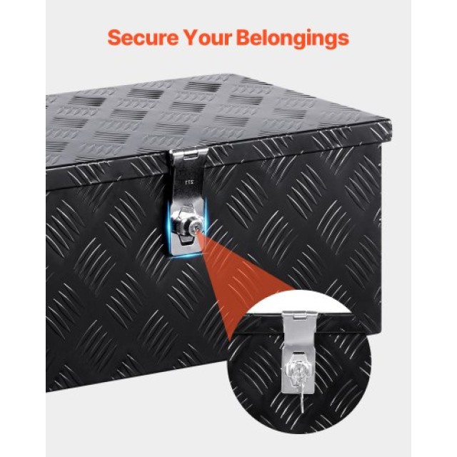 VEVOR Βαρέως Τύπου Αλουμινένιο Κουτί Εργαλείων για Φορτηγά και RV Μ...