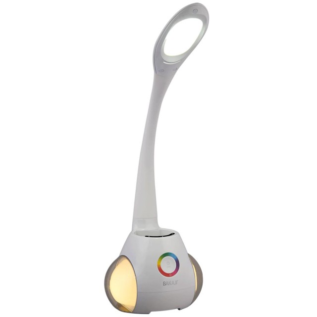 BAKAJI  Λάμπα Ηχείο Bluetooth Επιτραπέζιο LED Αφής με Θήκη για Στυλ...