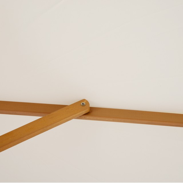 Ομπρέλα Outsunny Garden and Terrace σε πολυεστερικό ξύλο 2,5x2,3m μπεζ 01-0212