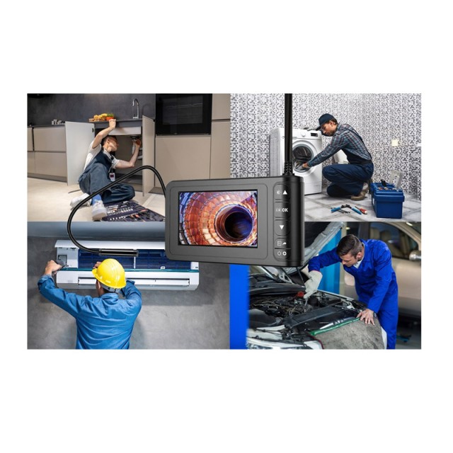 Ενδοσκοπική Κάμερα με Έγχρωμη LCD Οθόνη HD 4.3 και LED Φωτισμό Bigstren 19376