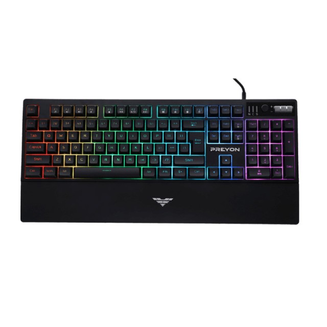 Ενσύρματο Πληκτρολόγιο Μεμβράνης USB με RGB Φωτισμό US Long Claw Al...