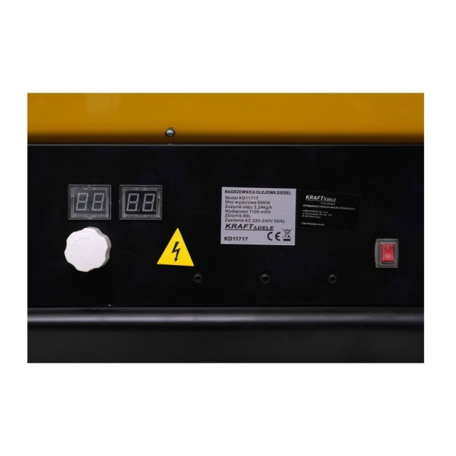 Επαγγελματικό Αερόθερμο Πετρελαίου 65 kW Kraft&Dele KD-11717