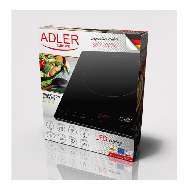 Επαγωγική Εστία 2000 W Adler AD-6513