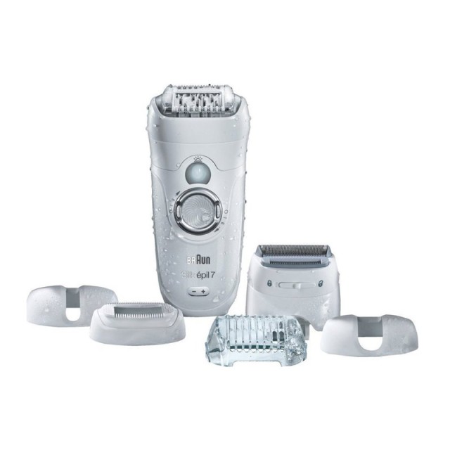 Επαναφορτιζόμενη Αποτριχωτική Μηχανή Braun Silk Epil 7 Wet & Dry SE...