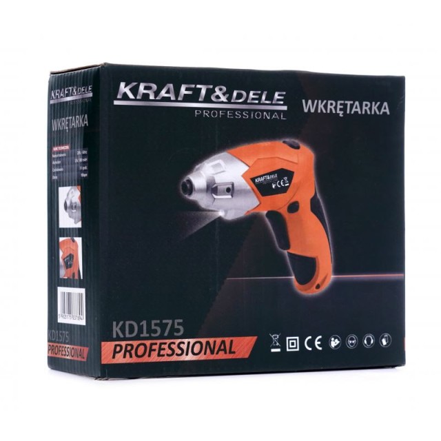 Επαναφορτιζόμενο Ασύρματο Κατσαβίδι 3.6 V Kraft&Dele KD-1575