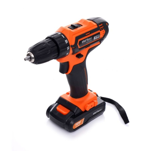 Επαναφορτιζόμενο Δραπανοκατσάβιδο 18 V Kraft&Dele KD-3065