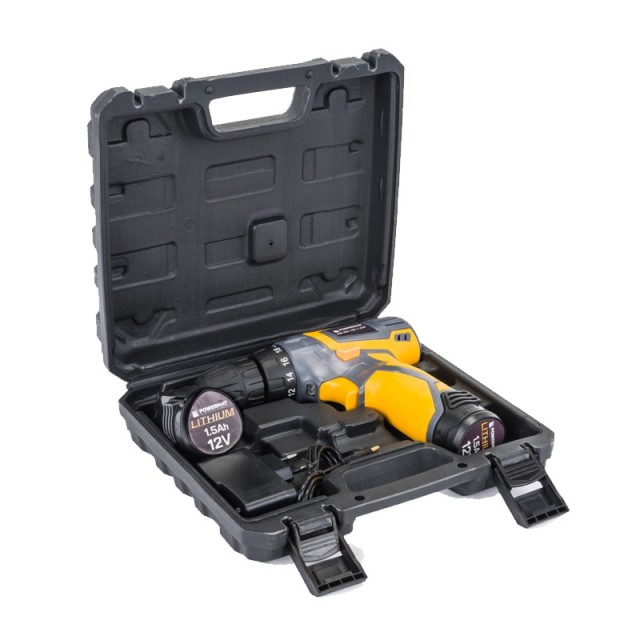 Επαναφορτιζόμενο Δραπανοκατσάβιδο 12 V POWERMAT PM-WA-12V-1.5AT
