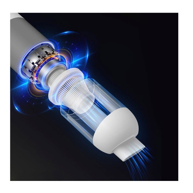 Επαναφορτιζόμενο Σκουπάκι Αυτοκινήτου 12V Remax XC-1-White