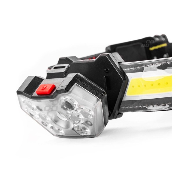 Επαναφορτιζόμενος Φακός Κεφαλής LED COB LH04 AMiO 02826 Επαναφορτιζόμενος Φακός Κεφαλής LED COB LH04 AMiO 02826