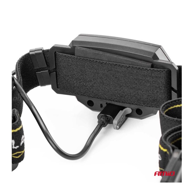 Επαναφορτιζόμενος Φακός Κεφαλής LED COB LH04 AMiO 02826