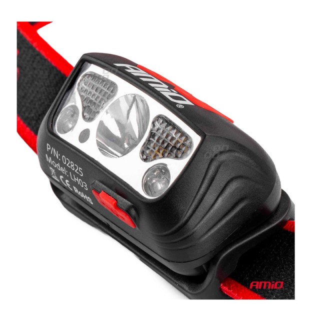 Επαναφορτιζόμενος Φακός Κεφαλής LED XPE+2LED+2SMD 180FLUX 1200mAh L... Επαναφορτιζόμενος Φακός Κεφαλής LED XPE+2LED+2SMD 180FLUX 1200mAh L...