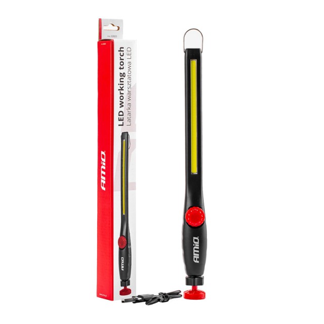 Επαναφορτιζόμενος Φακός Συνεργείου Χειρός LED WT10 AMiO 02820 Επαναφορτιζόμενος Φακός Συνεργείου Χειρός LED WT10 AMiO 02820