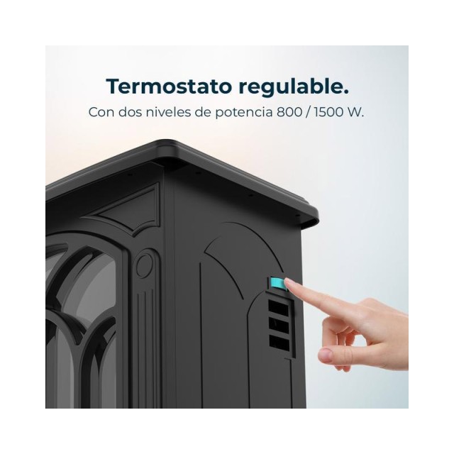 Επιδαπέδιο Ηλεκτρικό Τζάκι με Εφέ Φλόγας 1500 W Cecotec ReadyWarm 1500 Flames CEC-08267