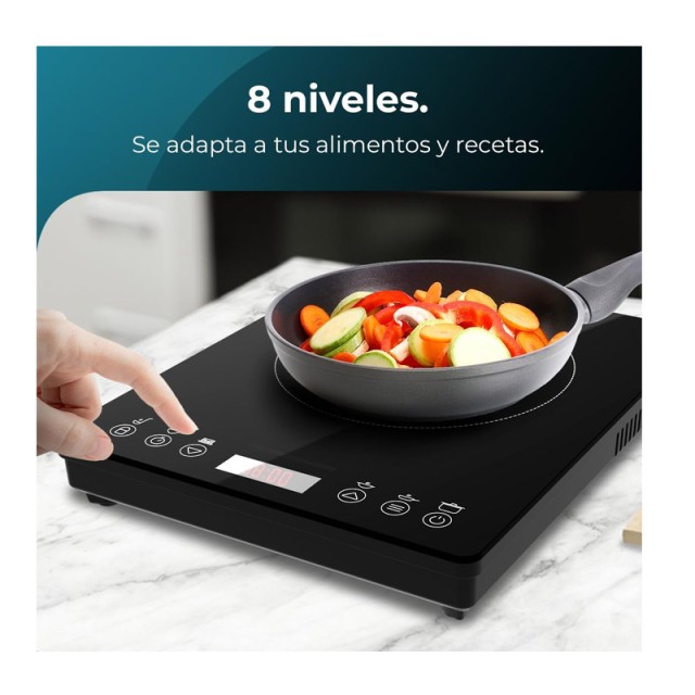 Επιτραπέζια Μονή Επαγωγική Εστία 2000 W Cecotec Full Magma Slim CEC-02559