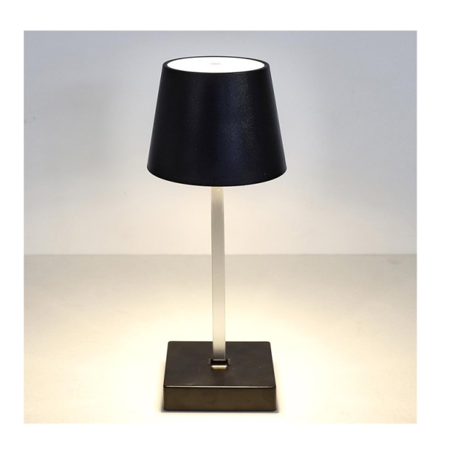 Επιτραπέζιο Φωτιστικό LED Αφής Μπαταρίας Home Deco Factory LA10472 LA10472-Black