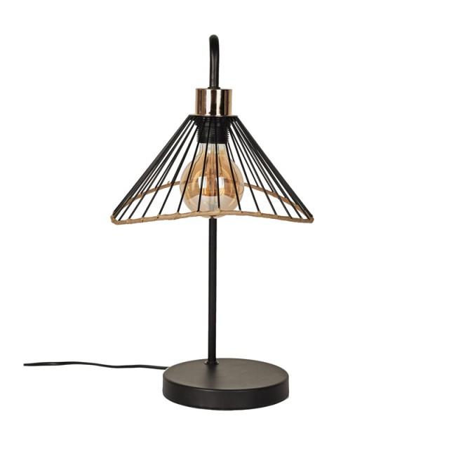 Επιτραπέζιο Μεταλλικό Φωτιστικό 47 cm E27 40 W Home Deco Factory LA0018