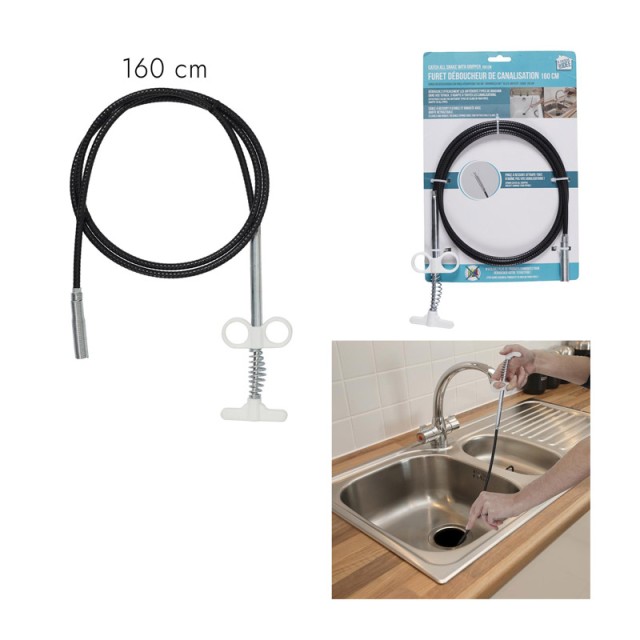 Εργαλείο Καθαρισμού Νεροχύτη 160 cm JE CHERCHE UNE IDEE ME2770