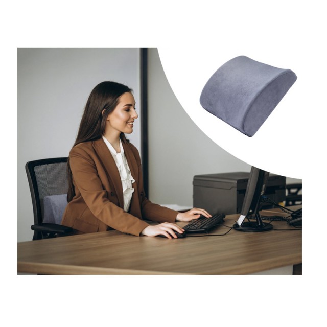 Εργονομικό Μαξιλάρι Πλάτης με Memory Foam 33 x 31.5 x 11 cm Swiss N...