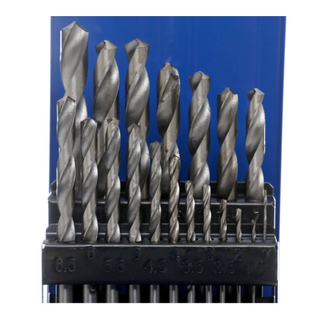 Σετ Τρυπάνια Μετάλλου HSS 1-10 mm 19 τμχ TAGRED TA1315