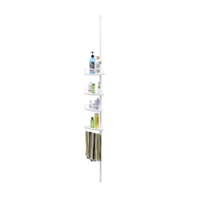 Εταζέρα Μπάνιου με 4 Ράφια 85 -305 cm Songmics BCB001A