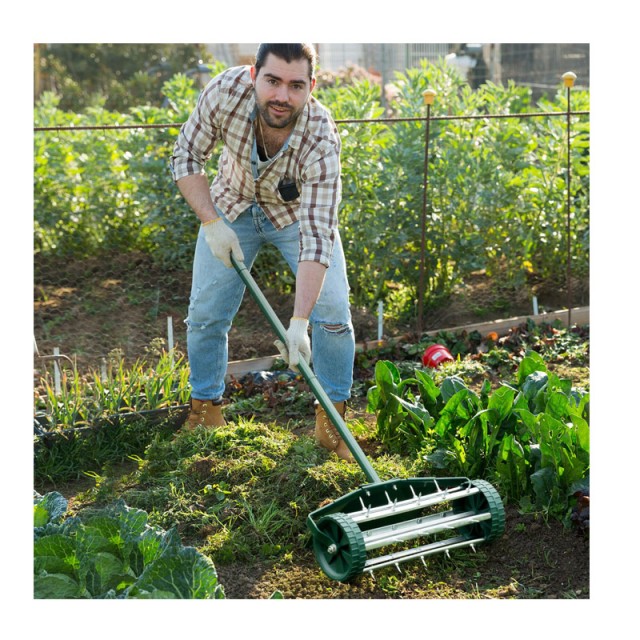 Εξαερωτήρας Γκαζόν Χειρός 46 x 23 x 127 cm Costway GT3425