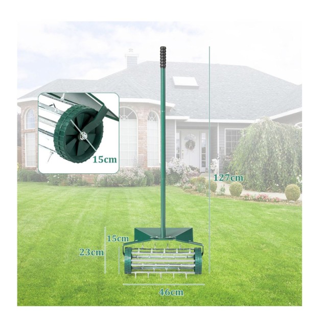 Εξαερωτήρας Γκαζόν Χειρός 46 x 23 x 127 cm Costway GT3425