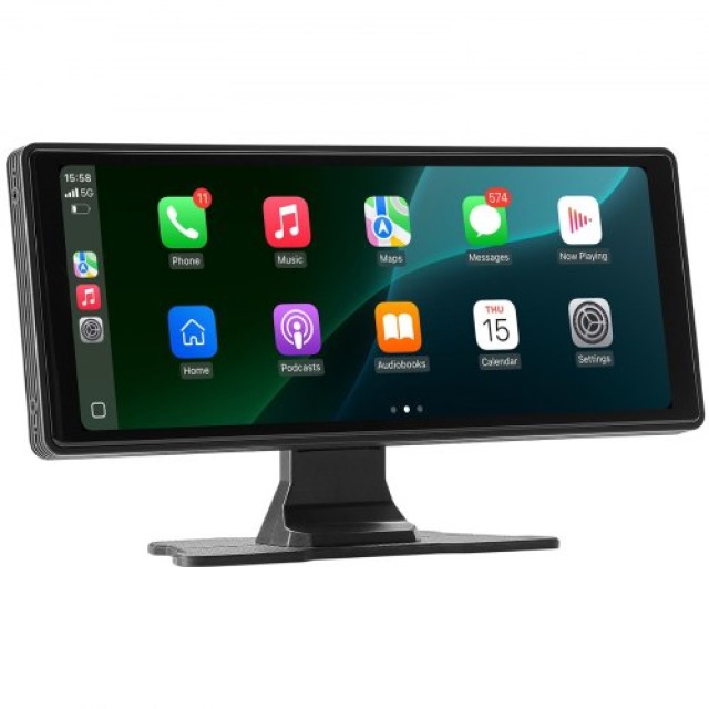 VEVOR Οθόνη Αυτοκινήτου 10 με CarPlay & Κάμερα Εμπρός/Πίσω CZZKP10I...