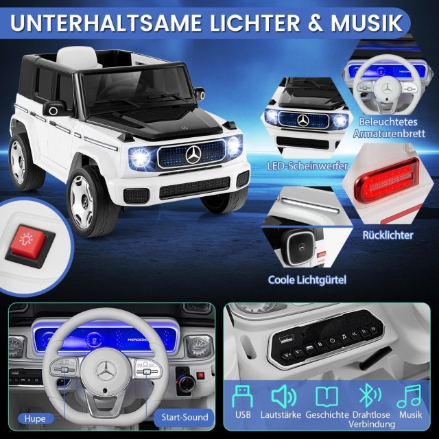 Costway Παιδικό Ηλεκτρικό Αυτοκίνητο Mercedes-Benz 12V με LED Φώτα ... Costway Παιδικό Ηλεκτρικό Αυτοκίνητο Mercedes-Benz 12V με LED Φώτα ...