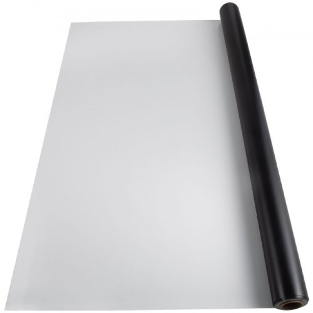 VEVOR  Φορητό Δάπεδο Χορού PVC 6.6x23ft, Μαύρο/Λευκό, Αντιολισθητικό  PVCDBBS2MX7M00001V0