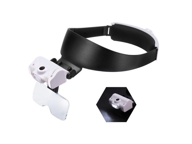 V erk Group Επαγγελματικός Μεγεθυντικός Φακός Κεφαλής με 2 LED και ... V erk Group Επαγγελματικός Μεγεθυντικός Φακός Κεφαλής με 2 LED και ...