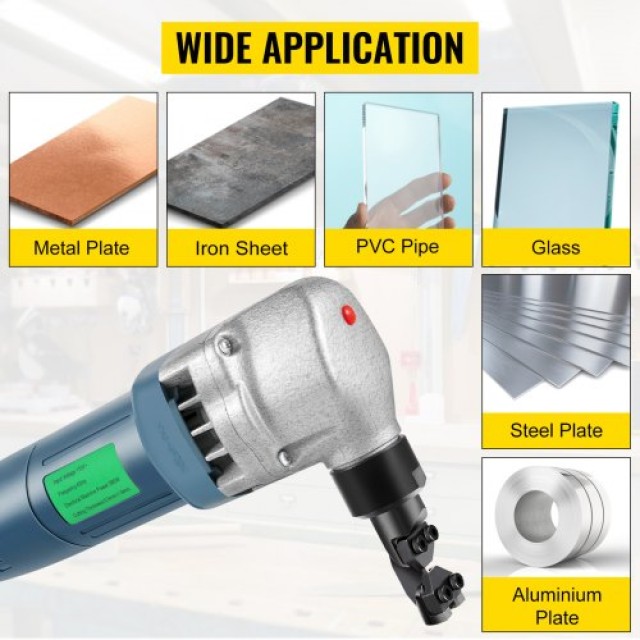 Ηλεκτρικό Ψαλίδι VEVOR 380W για Μέταλλο 220V  DCJO1.8MM220VPGFIV2