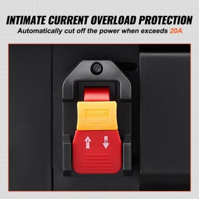 VEVOR Πλάνη Πάχους, 13 Επιτραπέζια, 15-Amp, 2000W, Χαμηλού Θορύβου ...