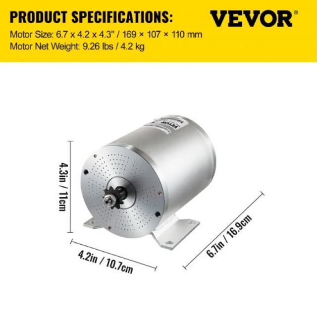 Σετ Ελεγκτή Μοτέρ 48V 1800W με Πεντάλ Γκαζιού & Φορτιστή για ATV  Z...