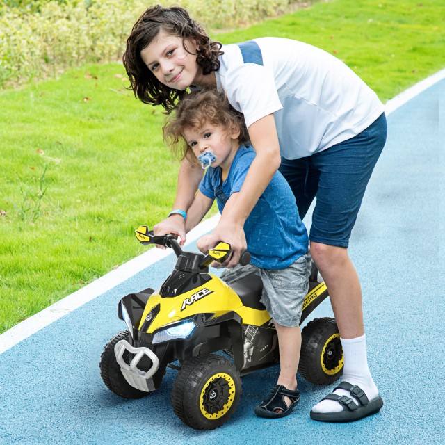 HOMCOM Quad για Παιδιά 18-36 Μηνών με Χειροκίνητη Πίεση με Ενσωματω...