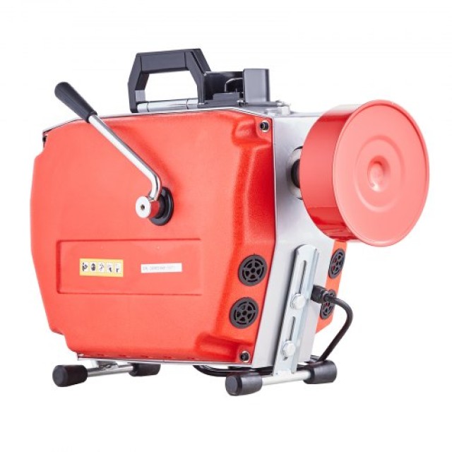VEVOR Μηχάνημα Καθαρισμού Αποχέτευσης 120FT x 7/8 420W Χειροκίνητο Σπιράλ  XSGDSTJ420W5G5H34V2