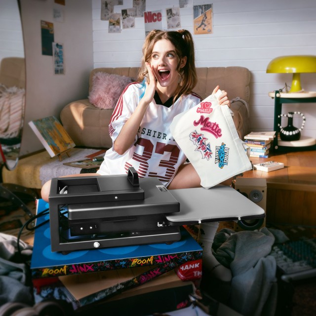 VEVOR Πολυλειτουργική Πρέσα Θερμότητας 5-σε-1, 380 x 380 mm, Γρήγορ...