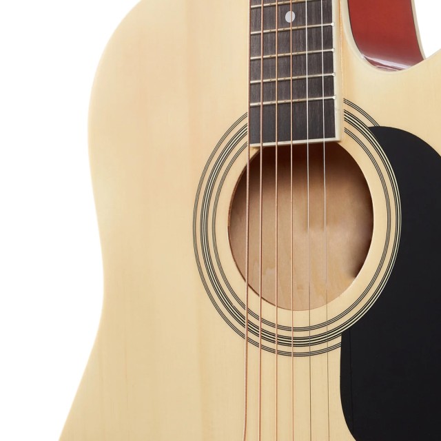 BAKAJI Ηλεκτροακουστική Κιθάρα 41 Φυσικό Ισοσταθμιστής Σετ Χορδές Π...