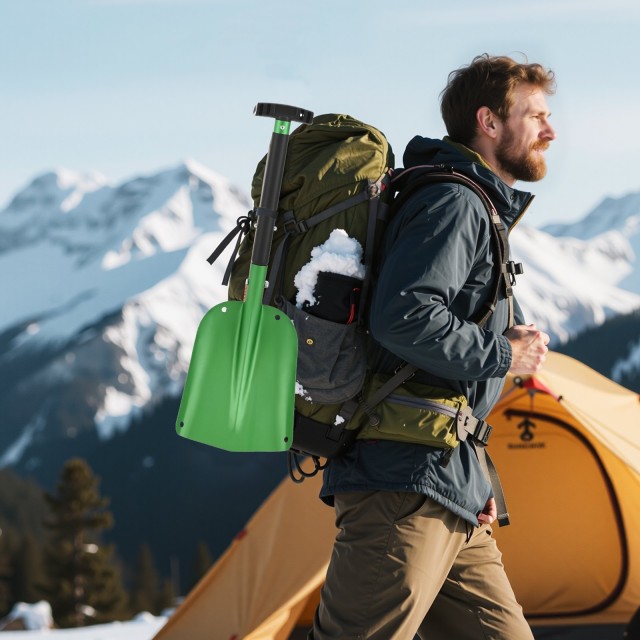 VEVOR Φτυάρι Χιονιού Αλουμινίου για Οδήγηση, Φαρδιά Λεπίδα 21.5εκ, ...