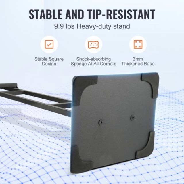 VEVOR  Ρυθμιζόμενη Βάση Αφίσας 75, Διπλής Όψης, Μαύρη  HBJJSDZ475YC...