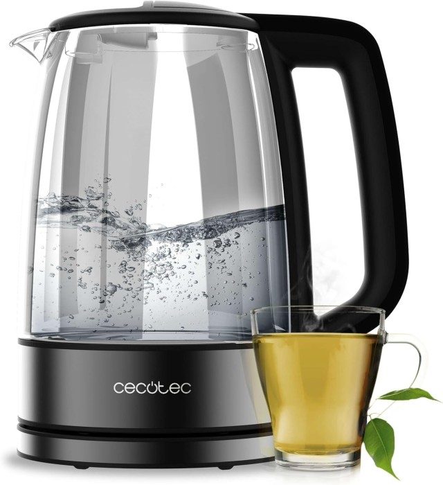 Βραστήρας Νερού 1,7L με Γυάλινο Σώμα 2200W Inox CEC-00170 Cecotec