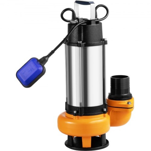 Αντλία Βυθιζόμενη VEVOR 2200W, 60000L/H, με 10μ Καλώδιο & Αυτόματο Φλοτέρ, Ανοξείδωτη για Καθαρά/Βρώμικα Νερά  WSBBX30HP220VSLN2V2