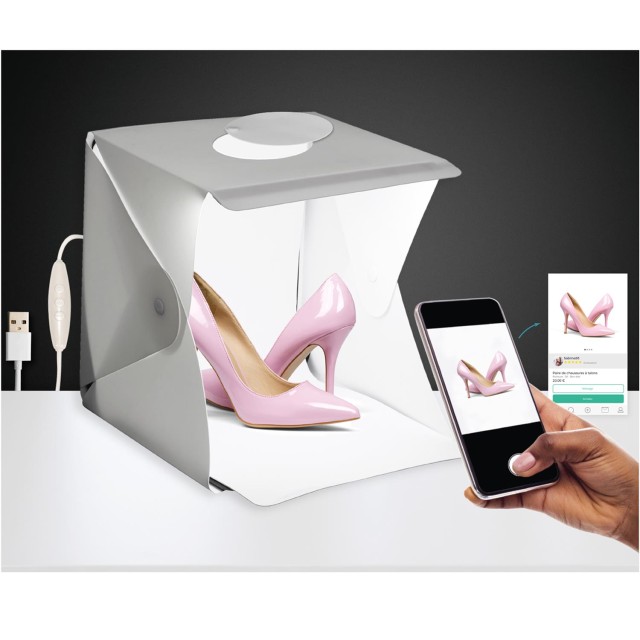 Πτυσσόμενο Φωτογραφικό Studio Box 40x40x40 cm Λευκό HT2070 BeMix Πτυσσόμενο Φωτογραφικό Studio Box 40x40x40 cm Λευκό HT2070 BeMix