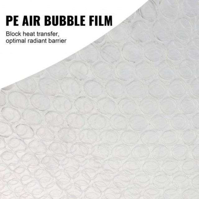 VEVOR Διπλή Ανακλαστική Μόνωση με Φυσαλίδες 48x10 ft  LBPEQPMRFSFSF...