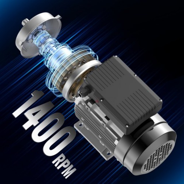 VEVOR 1.1KW Ηλεκτρικός Κινητήρας 1400RPM AC 220~240V 7.5A 1-Φάση 24mm Άξονας  TYJLIECDJ172URXJMV7