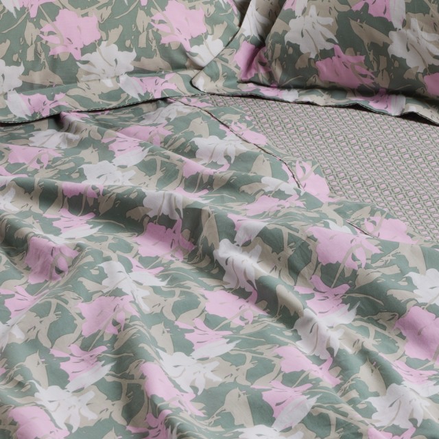 DAS HOME Σετ 4τμχ Σεντόνια 240x260εκ. Υπέρδιπλα 3175 Green, Pink 5... DAS HOME Σετ 4τμχ Σεντόνια 240x260εκ. Υπέρδιπλα 3175 Green, Pink 5...