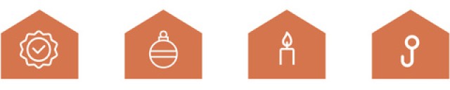 Ruhhy Χριστουγεννιάτικο Φαναράκι  LED  Λευκό, 26753