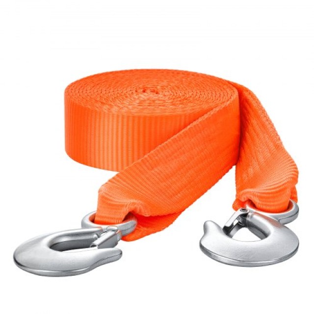 VEVOR Ιμάντας Έλξης 20 ft 17000 lbs με Γαντζάκια Heavy Duty DZDL20F...